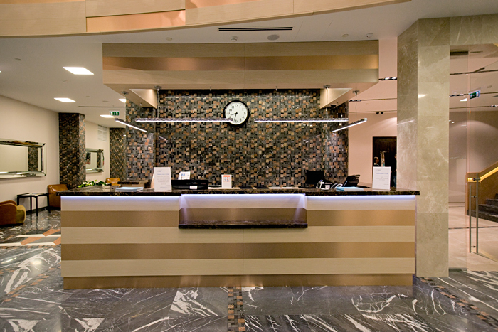 Photo Reception units: seamless elements of VIP interior