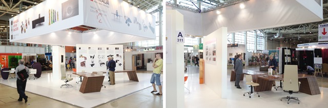 Photo NAYADA’s non-standard furniture solutions at the exhibition Euroexpofurniture 2013 (EEM 2013)