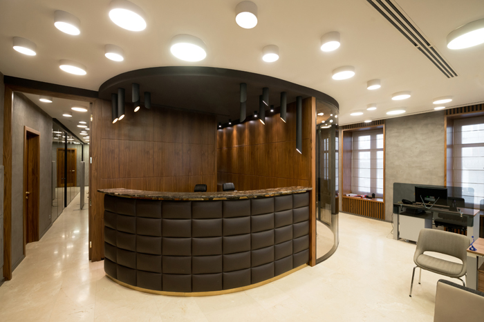 Photo Office interior in the style of a cruise ship: NAYADA’s project for the Russian Mortgage Bank