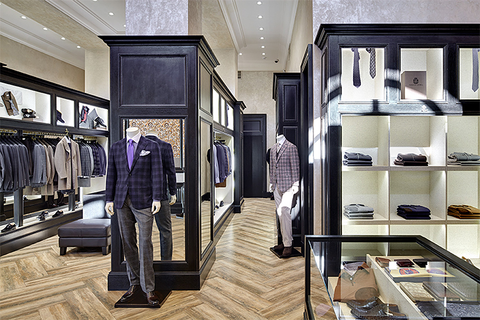 Photo And like a London dandy dressed - And high society met at last: NAYADA project for a menswear boutique