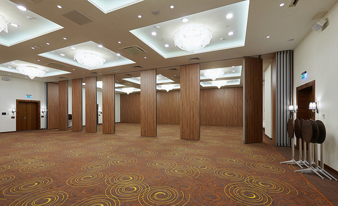 Photo NAYADA equips common interior areas of the Sheraton Sky Point Hotel