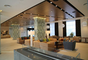 NAYADA creates common areas in the Hilton Garden Inn Hotel in Ufa