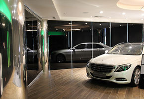 NAYADA in the Mercedes-Benz Showroom in Kazan