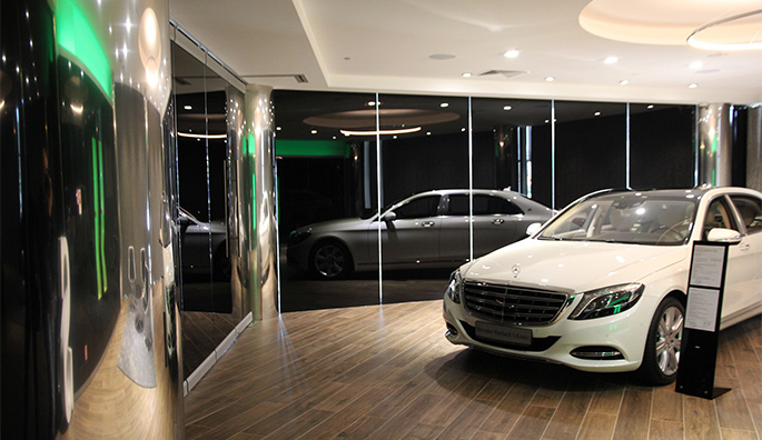 Photo NAYADA in the Mercedes-Benz Showroom in Kazan