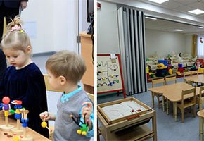 NAYADA-SmartWall transformable partitions in Moscow daycares