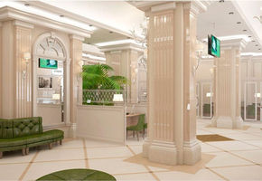 NAYADA partitions and doors in the historic office of Sberbank in St. Petersburg