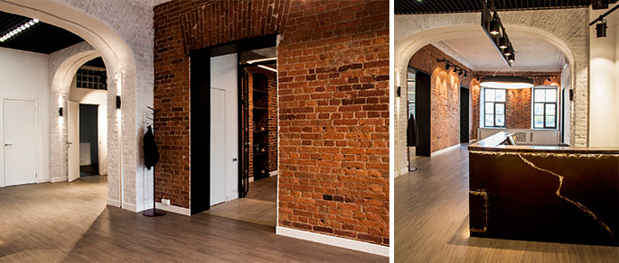 Photo NAYADA for a loft office in a historic building of St. Petersburg