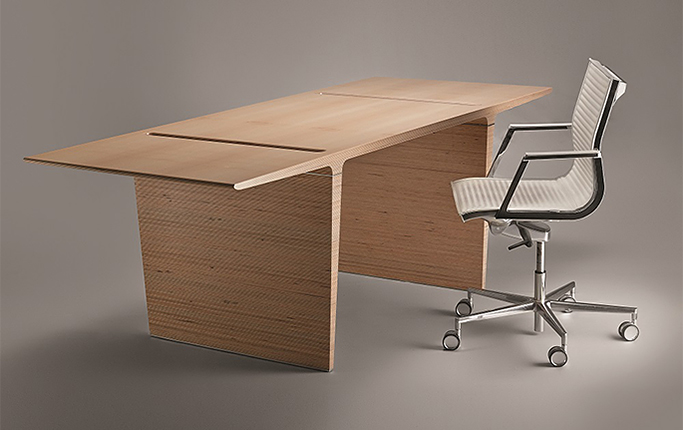 Photo New version of the office for the executive PROFILE Plywood, by V. Kuzmin