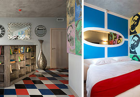 In art just like at home: NAYADA partitions and doors in CHE Art-Hotel