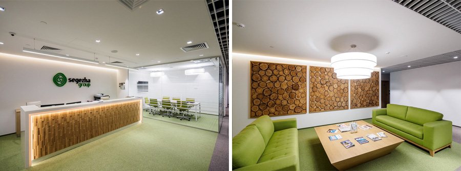 Photo Trees and forest sights: NAYADA for the Segezha Group office interior