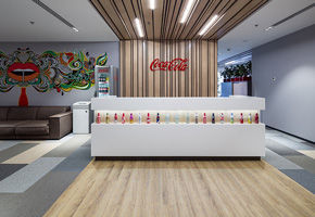 Homelike environment in a modern office space: NAYADA for the Coca-Cola headquarters in Kiev