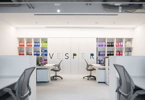 Office as a modern art gallery: NAYADA for Vesper