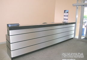 Reception counters in project Crial Travel