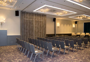 Operable partitions in project NAYADA took part in the design of the conference hall of the Radisson Blu Hotel.