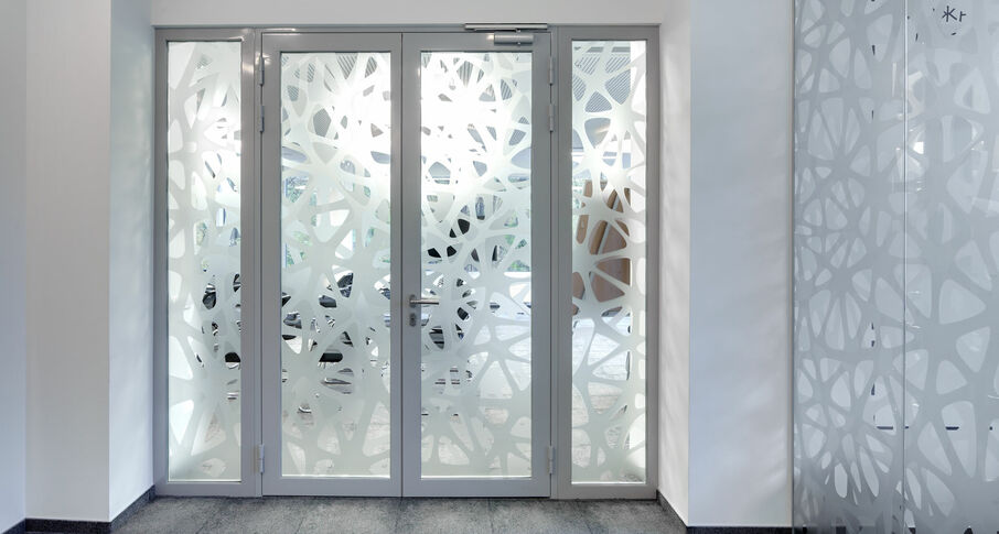 Photo Fire-resistant glazed doors