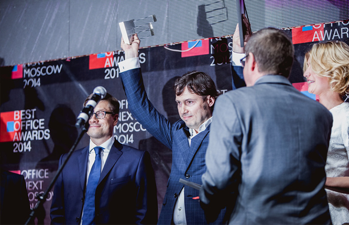 Photo Project in which NAYADA participated – the Baring Vostok Capital Partners – won the Grand Prix at the Best Office Awards 2014