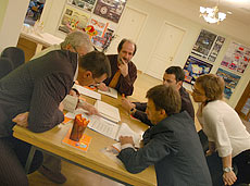 Photo The jury meets to discuss the competition "Office space: creativity, technologies, innovations".