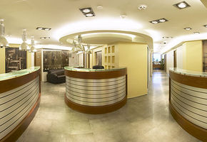 NAYADA reception desks emphasize the office style