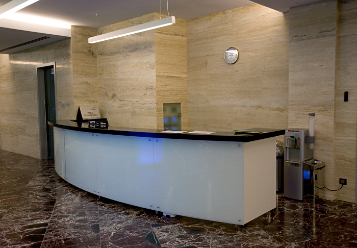 Photo Reception units: seamless elements of VIP interior