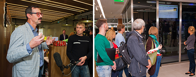 Photo NAYADA and architectural firm UNK project held a press tour of Moscow offices