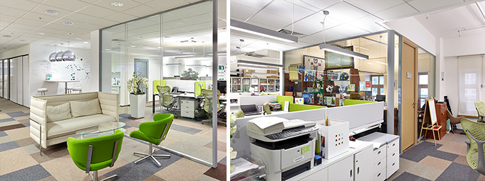 Photo NAYADA solutions implemented in the central office of MegaFon OJSC