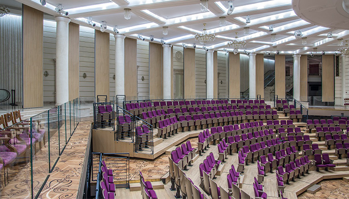 Photo NAYADA-Hufcor Acoustic sliding partitions at the Bolshoi Theater