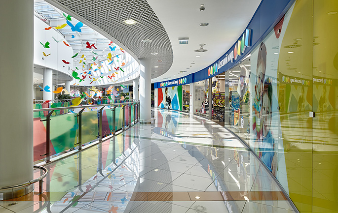Photo NAYADA and the colorful interior of the Reutov Park SEC