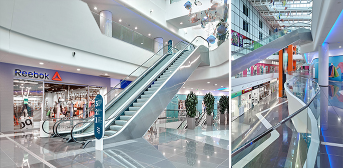 Photo NAYADA created the retail premises in the Vodniy Shopping Center