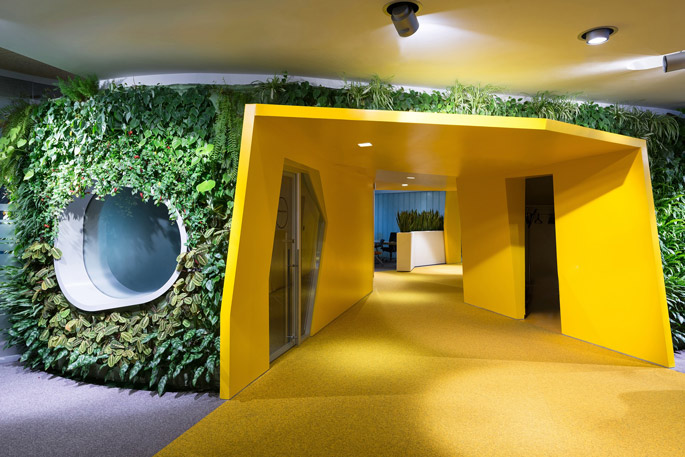 Photo Innovation combined with comfort and eco-motifs: NAYADA for the new Yandex office