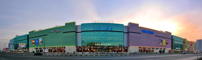 Photo NAYADA solutions used in Europe’s largest shopping and exhibition center – the Aviapark