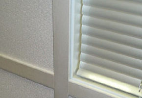 Anodized profile in NAYADA partitions.