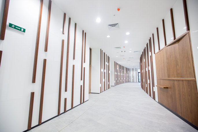 Photo NAYADA’s comprehensive interior solutions for a business center