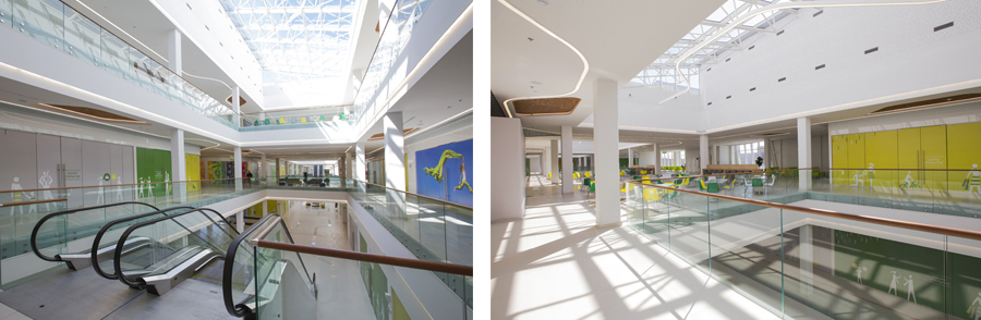 Photo Complex solutions from decoration through to safety: NAYADA’s design for the shopping mall 4DAILY