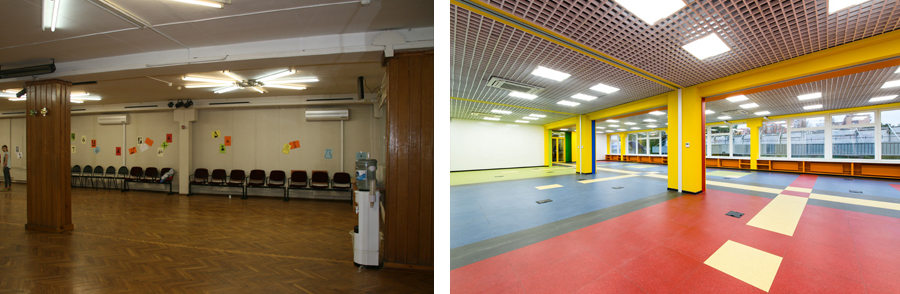 Photo Before and after: the colorful transformation of the A.P. Gaydar Palace of Creativity for Children and Youth by NAYADA