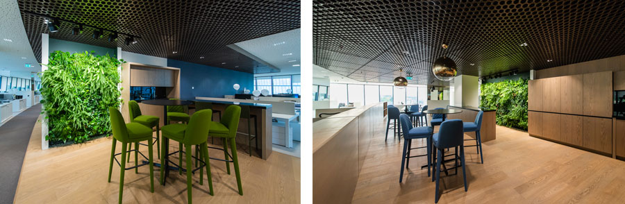 Photo A modern office with veneered finishes: NAYADA for the office of the industrial company