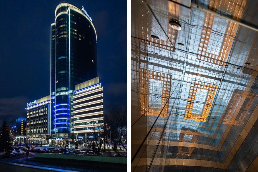 Photo Gloss and Light: NAYADA’s Large-Scale Glazing Project at Novion Business Centre, Radisson Blu Olympiyskiy Complex