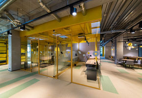 NAYADA Decorated the Biggest Workki Network Co-Working in Moscow