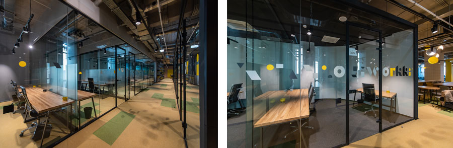 Photo NAYADA Decorated the Biggest Workki Network Co-Working in Moscow