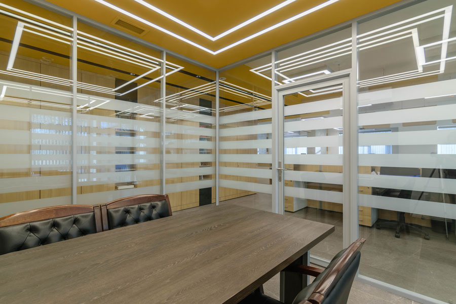 Photo Wood interior solutions: NAYADA for DNK Corporation office