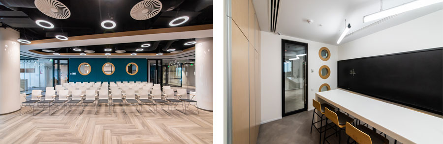 Photo NAYADA Graphic Glass Partitions and Non-Standard Solutions in Mail.Ru Group Office