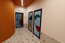 Photo Двери и перегородки NAYADA в оформлении интерьеров детского сада Европейской гимназии