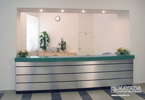 Reception counters in project Zeleny Grad