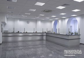 Reception counters in project Sotsinvestbank