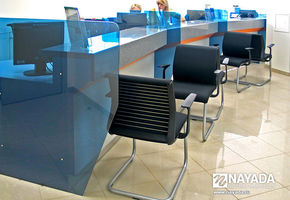 Reception counters in project Hansabank
