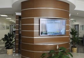Reception counters in project Office Company