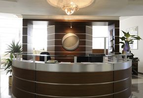 Reception counters in project Office Company