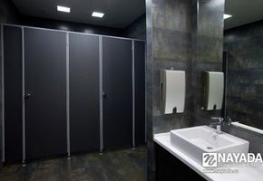 Sanitary partitions in project Jaguar Land Rover