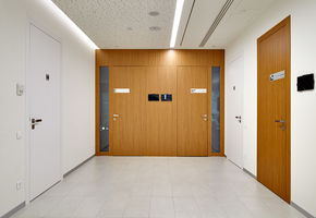 Doors in project Microsoft Technology Center