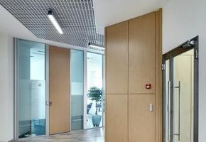Doors in project The business center in Naro-Fominsk