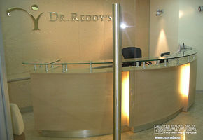 Reception counters in project Dr.Reddy's